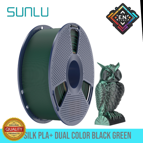 Silk PLA+ Black Green